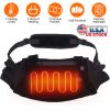 Electric Heated Hand Muff Hand Warmer Pouch Heated Waist Pouch for Winter with 3 Heating Levels Indoor Outdoor Machine Washable