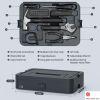 Hand Tool Set, DIY Set Tool Household, with Screwdriver Wrench Hammer Tape Plier and Toolbox Storage Case, includes All Essential Tools for Home