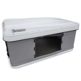 Trustmade Hard Shell Rooftop Tent 2mins Setup 100% Waterproof 50mm Mattress Pick Up Available (Color: White)