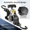 "Auto-Retract Ratchet Tie Down – Heavy-Duty Truck Strap for Farm, Transport & Outdoor Use"