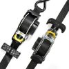 1pc Retractable Ratchet Strap, Self Retractable Tie Down Strap, 10ft Tensile Strength, 1500lbs Tensile Strength