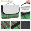 60" x 78" Waterproof Picnic Blanket Handy Mat with Strap Foldable Camping Rug